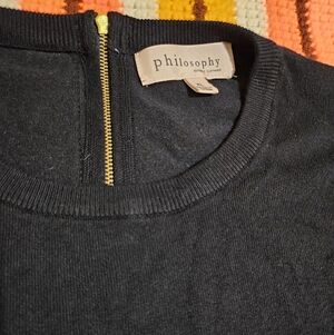 Black Philosophy Sweater Size XL